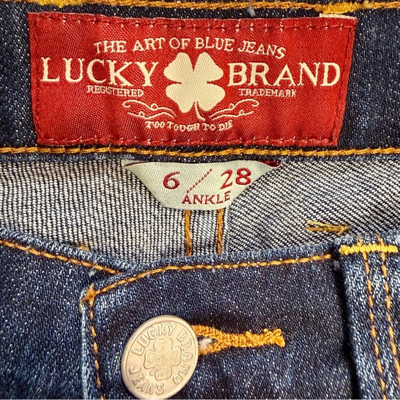 Lucky Brand Sofia Boot jeans EUC 6/28 ankle - Picture 4 of 10